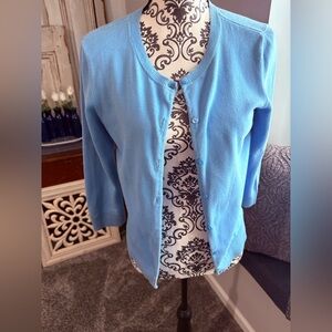 Loft size medium three-quarter sleeve cardigan sweater